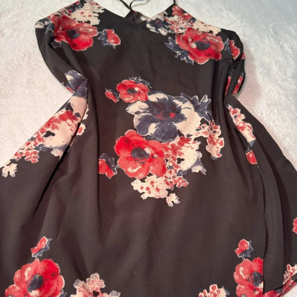 NWOT Free People Floral Mini Slip Dress - Picture 3 of 8